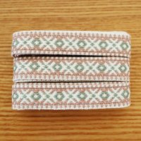 エストニアの刺繍テープ(伝統模様/ピンク)