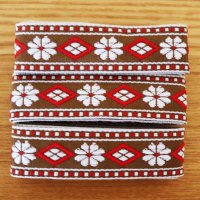 エストニアの刺繍テープ(伝統模様・花02)