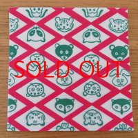 昭和レトロなミニ折り紙 10枚セット（アニマル／格子C）