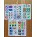 画像2: 昭和レトロな切手シールset（58〜64枚入） (2)
