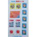 画像5: 昭和レトロな切手シールset（70〜75枚入）