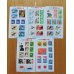画像7: 昭和レトロな切手シールset（58〜64枚入）