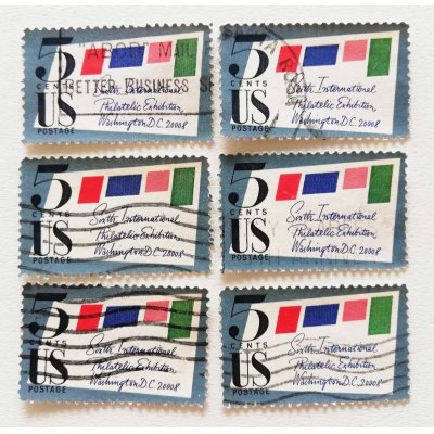 画像2: 1966年 アメリカの古切手 10枚セット