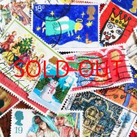 イギリスのクリスマス古切手 20枚セット／No.02