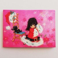 ヴィンテージ・クリスマスカード （封筒付き／Lサイズ／日本）