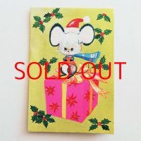 ヴィンテージ・クリスマスカード （仕掛けカード／封筒付き／Mサイズ／日本）