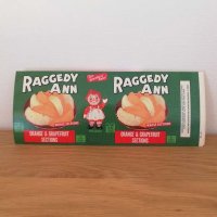 フルーツ缶詰のラベル（Raggedy Ann）