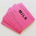 画像2: アメリカの給食チケット【ミルク】 10枚セット※再入荷※ (2)