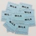画像6: アメリカの給食チケット【ミルク】 10枚セット※再入荷※