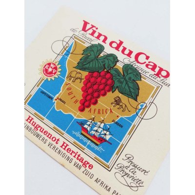 画像2: ワインのラベル／VIN DU CAP（vintage）