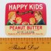 画像4: ピーナッツバターのラベル ／HAPPY KIDS（antique）※再入荷※ (4)