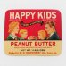 画像1: ピーナッツバターのラベル ／HAPPY KIDS（antique）※再入荷※ (1)