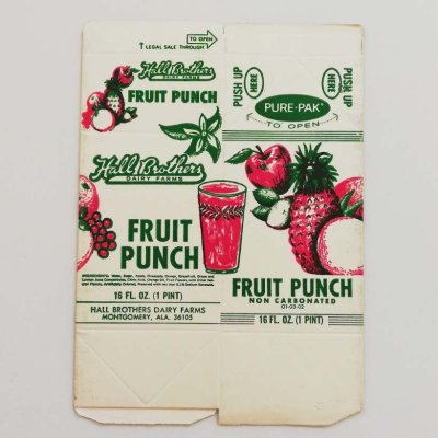 画像1: ジュースの紙パック（FRUIT PUNCH／M）