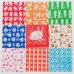画像1: 昭和レトロなミニ折り紙50枚セット No.01 (1)