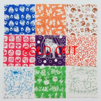 画像2: 昭和レトロなミニ折り紙50枚セット No.01