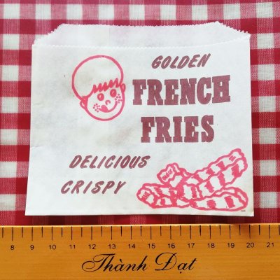 画像2: フライドポテトの紙袋【GOLDEN FRENCH FRIES】（アメリカ／1960年代）