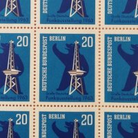 ドイツの記念切手【ラジオの放送展／1963年】1枚（未使用）