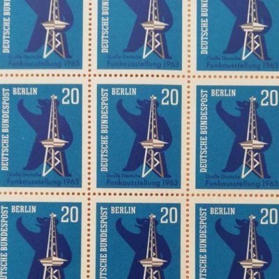 画像2: ドイツの記念切手【ラジオの放送展／1963年】1枚（未使用）