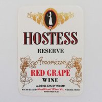 ワインのラベル【HOSTESS】（1940年代／アメリカ）