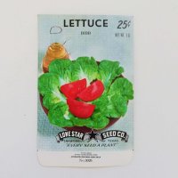 vegetable seed packet【LETTUCE BIBB】（1970年代／アメリカ）