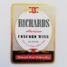画像1: ワインのラベル【Richards】（1940年代／アメリカ） (1)