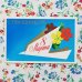 画像1: Vintageカード【8 Март／花を運ぶ鳥】（1976年／ロシア） (1)
