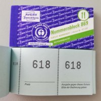 ドイツのチケットブック／100枚綴り【ブルー】