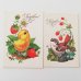 画像1: Vintageカード【小鳥といちご】（ソビエト／1980〜90年代） (1)