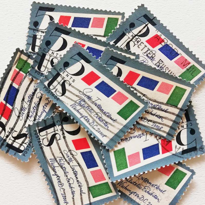 1966年 アメリカの古切手 10枚セット